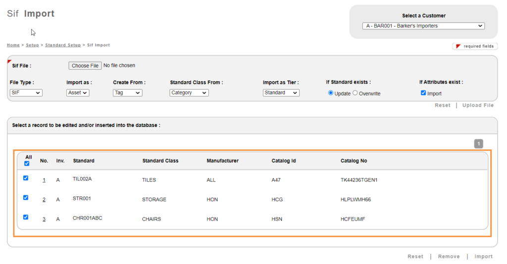 Sif File Format Note Pad How to Create Standards Using SIF import | KiSP, Inc.