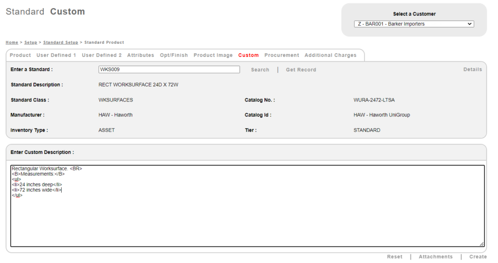 Custom Descriptor How To Create a Custom Description for a Standard? | KiSP, Inc.